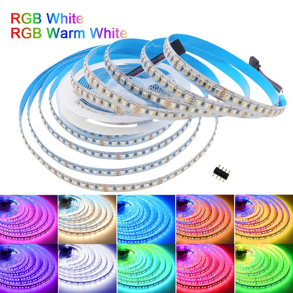 5050 RGB ȭƮ LED Ʈ , RGB +  ȭƮ, 4   1 LED, 5m, 16.4ft, 60LED/m, 108led 120 LED  , DC 12V, 24V 